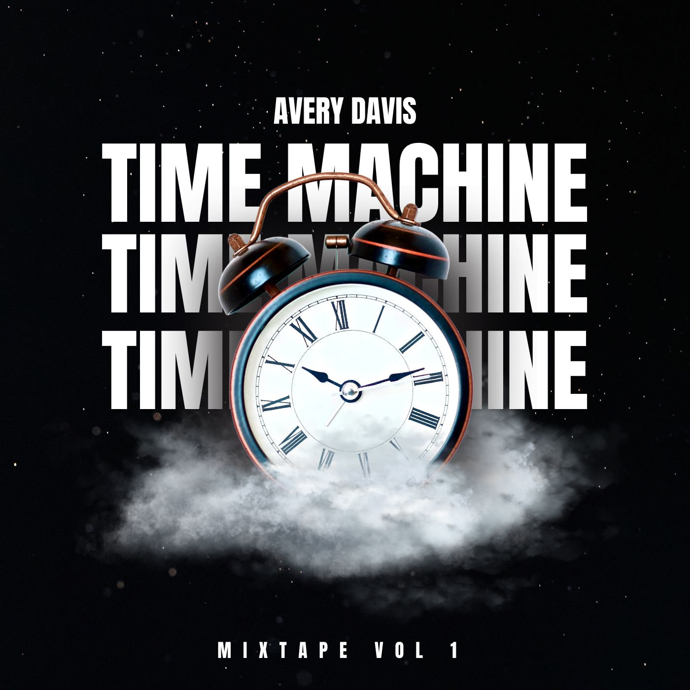 Time Machine Music Album Cover Artwork Canva Template Peetaly Studio